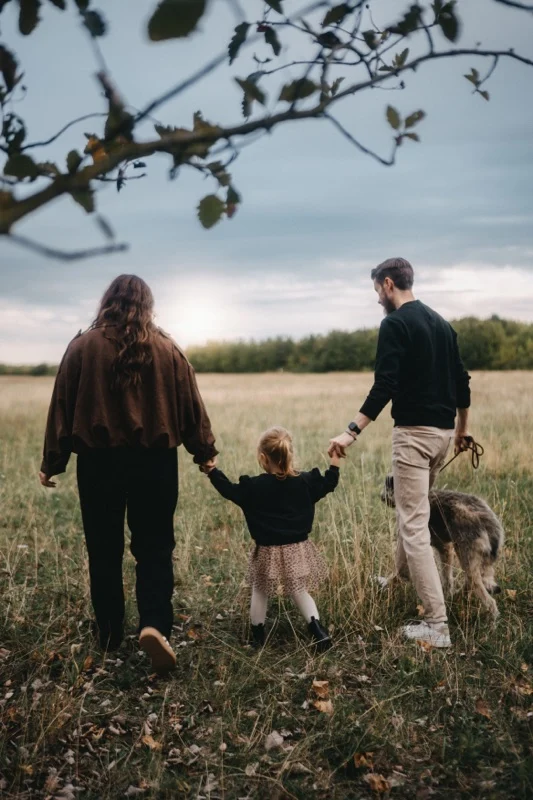 Familien- und Paarfotos · Denise, Danny & Mila